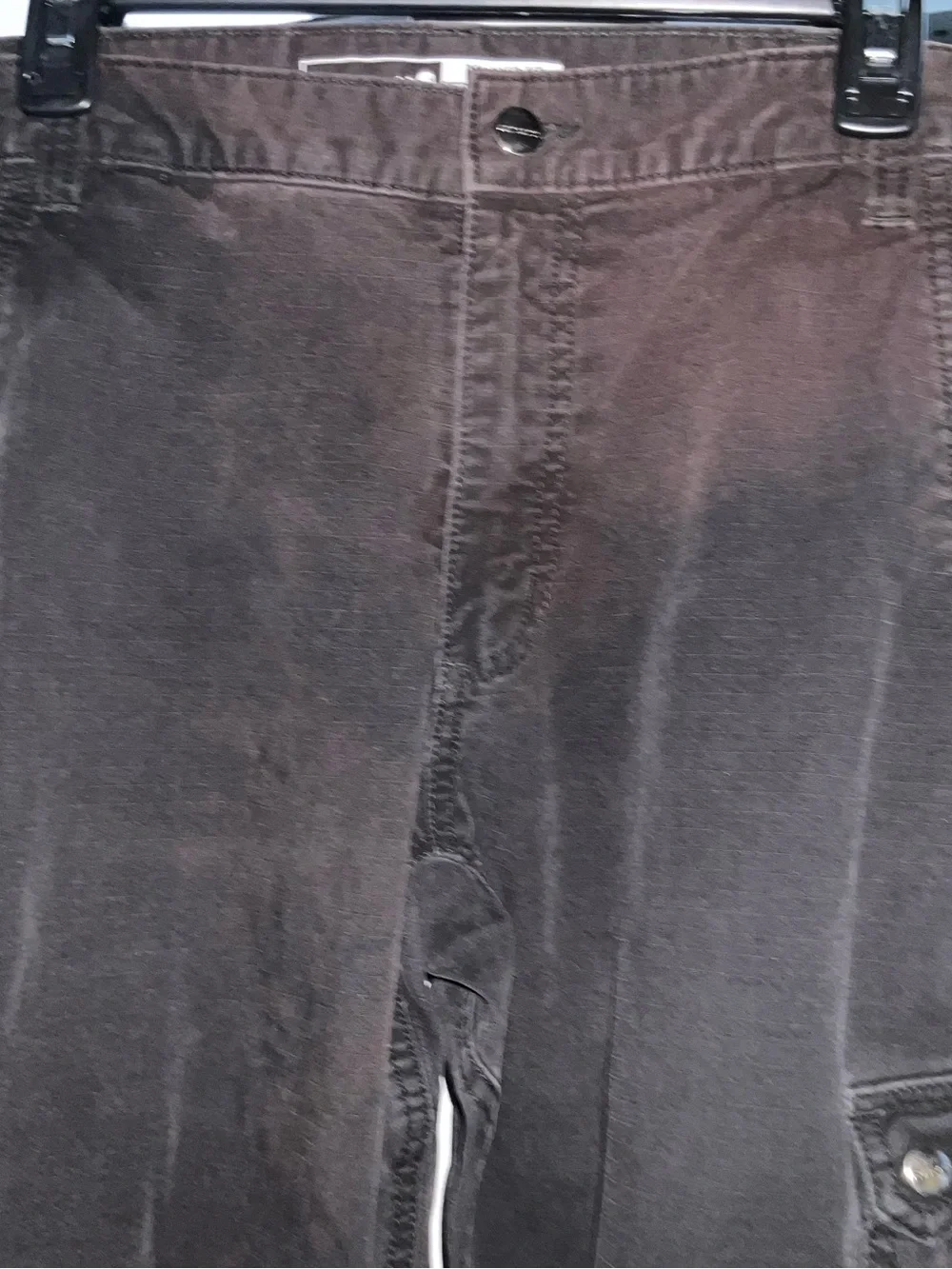 Carhartt 105461 Rugged Flex Ripstop Cargo Work Pants 36x30 Shadow Distresse